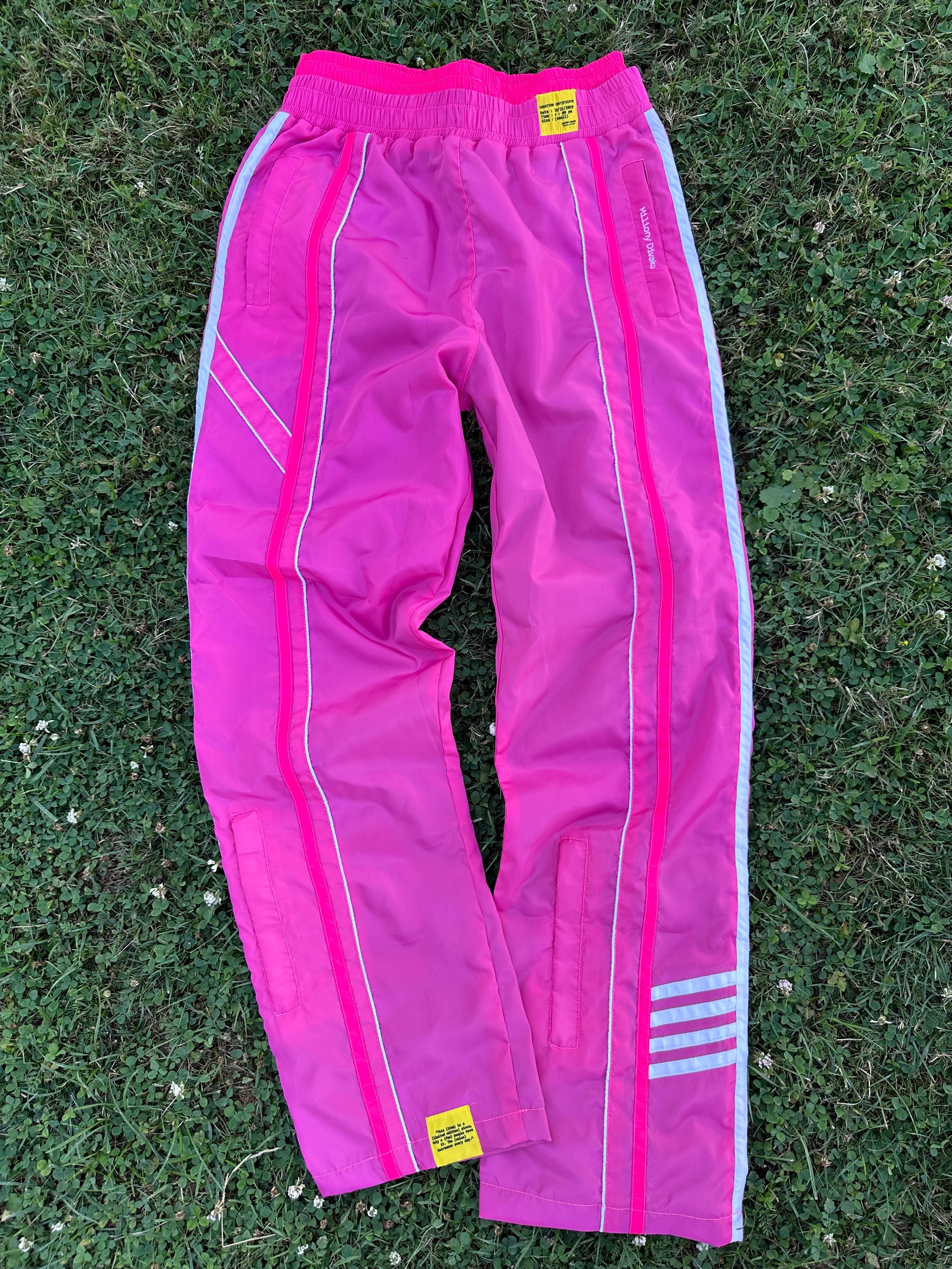 Pink (Linear) Track Pants | Miliony (Divaku)